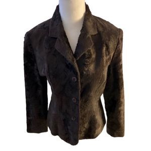 Vintage In Wear Brown Furry Jacket